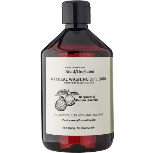 Read The Label London Natural Washing Up Liquid Bergamot & Grosso Lavender 500ml