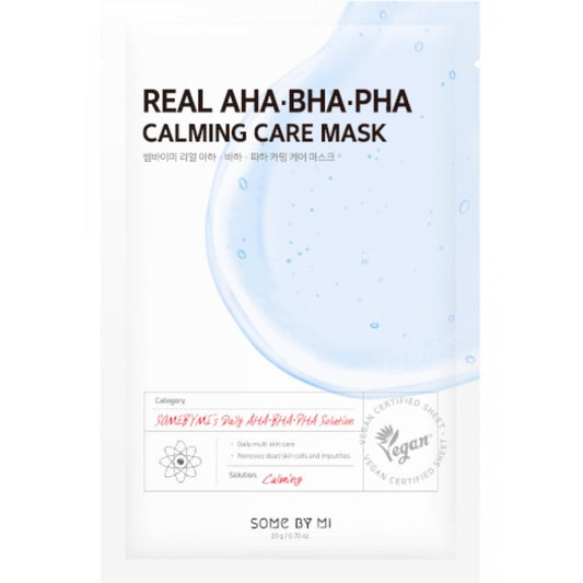 Some By Mi Real AHA, BHA, PHA Calming Care Sheet Mask 20g