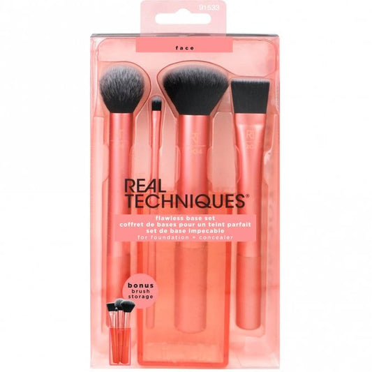 Real Techniques Flawless Base Complexion 4 Piece Makeup Brush Set