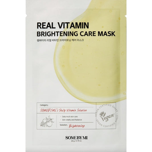 Some By Mi Real Vitamin Brightening Care Sheet Mask 20g