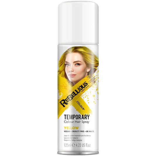 Rebellious Temporary Colour Hairspray Yellow 125ml