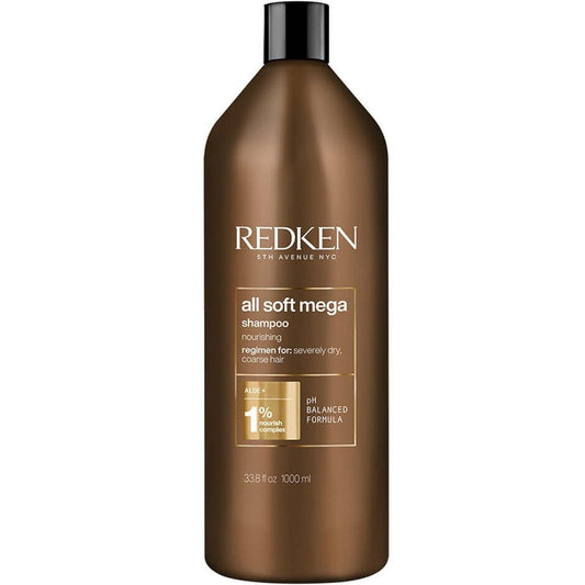 Redken All Soft Mega Curls Hydrating Shampoo 1000ml