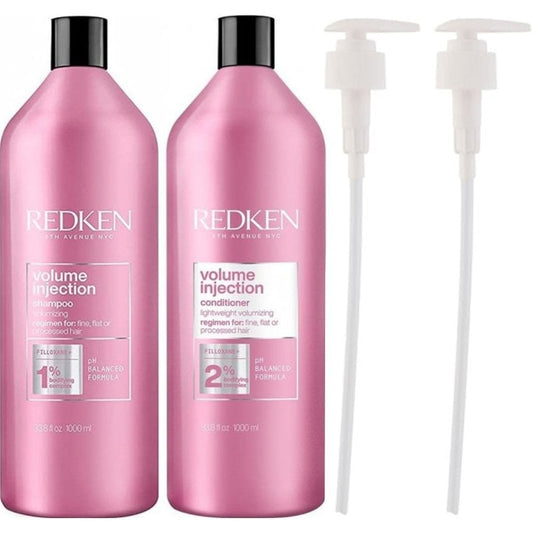 Redken Volume Injection Shampoo & Conditioner Twin 2 x 1000ml