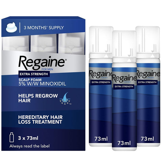 Regaine For Men 5% Extra Strength Regrowth Foam 3 Month Supply