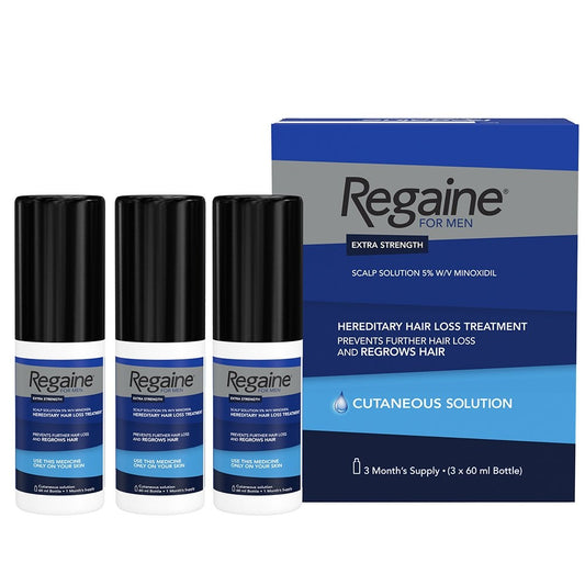 Regaine For Men 5% Extra Strength Regrowth Scalp Solution 3 Month Supply