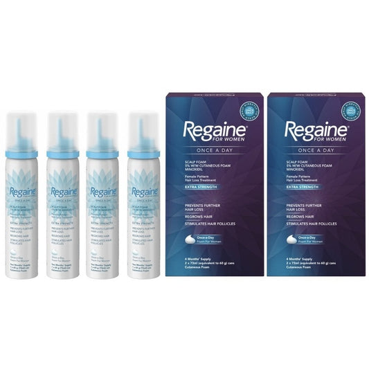 Regaine For Women 5% Scalp Foam 8 Month Supply Bundle