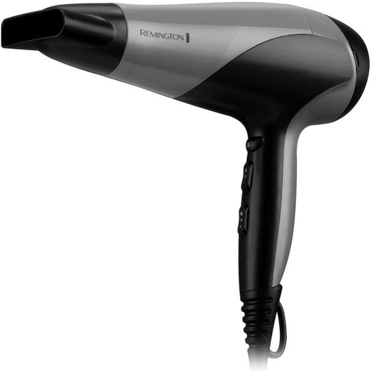 Remington Ionic Dry Hair Dryer Black/Silver 2200 D3190S