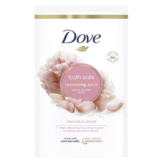 Dove Renewing Care Bath Salts Peony & Rose 900g