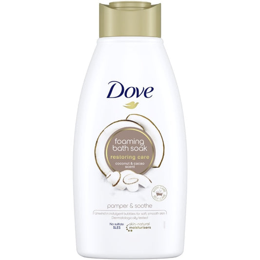 Dove Restoring Care Foaming Bath Soak Coconut & Cacao 450ml