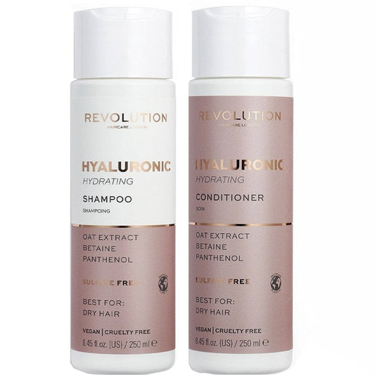 Revolution Haircare Hyaluronic Acid Hydrating Shampoo & Conditioner Twin 2 x 250ml