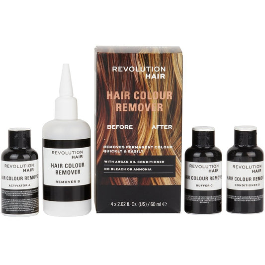 Revolution Haircare Permanent Hair Colour Remover Kit 4 x 60ml