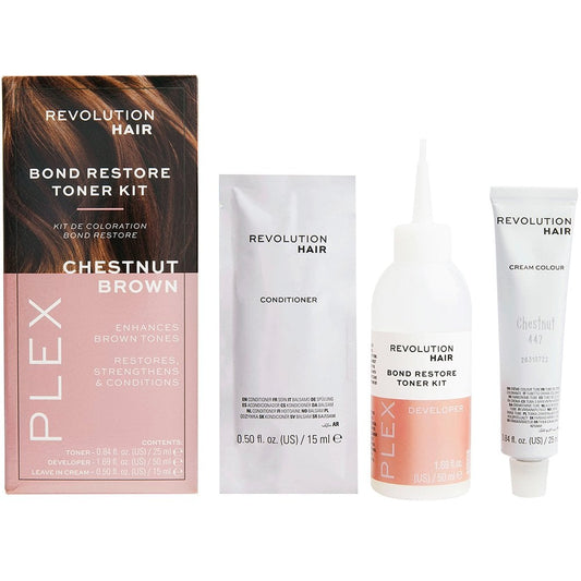 Revolution Haircare Plex Bond Restore Toner Kit Chestnut