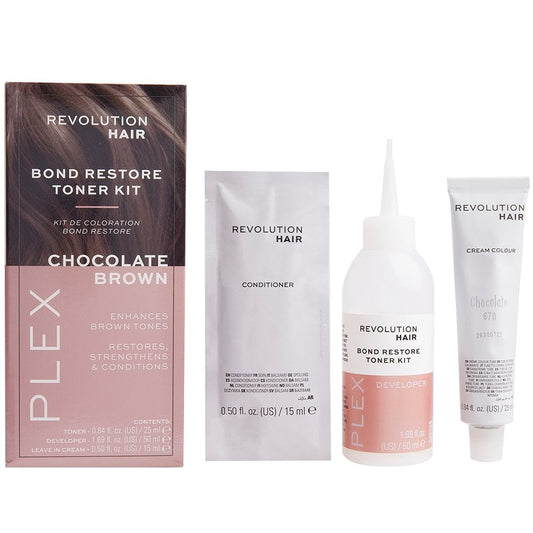 Revolution Haircare Plex Bond Restore Toner Kit Chocolate