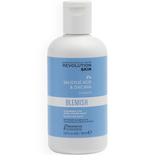 Revolution Skincare 2% Salicylic Acid & Zinc BHA Cleanser 150ml