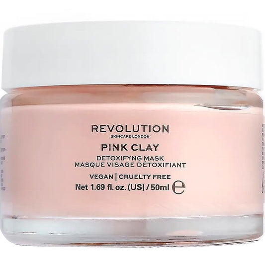 Revolution Skincare Pink Clay Detoxifying Face Mask 50ml