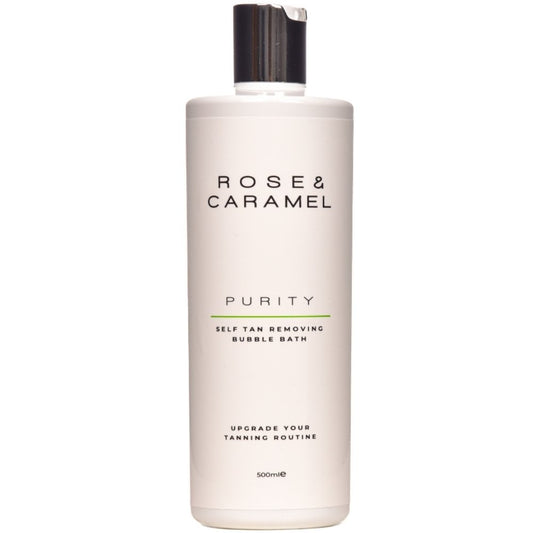 Rose & Caramel Purity Self Tan Removing Bubble Bath 500ml