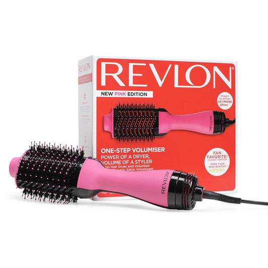 Revlon Pro Collection Salon One-Step Hair Dryer & Volumiser Pink