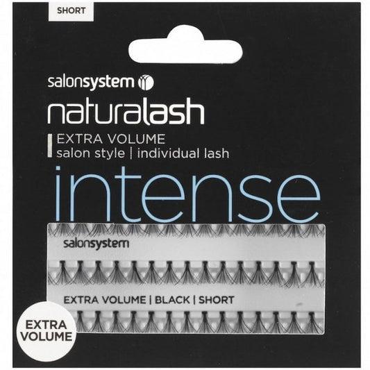 Salon System Individual Lashes Black Short Extra