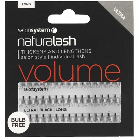 Salon System Individual Lashes Ultra Black Long