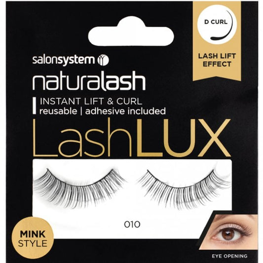 Salon System Naturalash Lash Lux Mink Style Strip Lashes Black 010