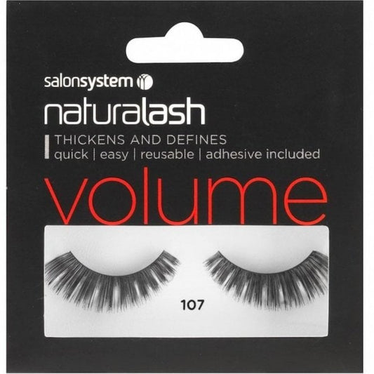 Salon System Naturalash Strip Lashes Black 107