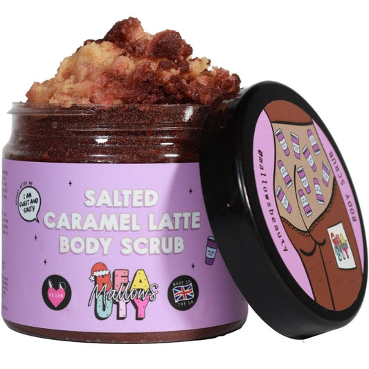 Mallows Beauty Salted Caramel Latte Body Scrub 240g