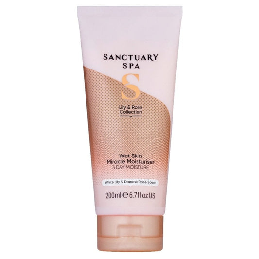 Sanctuary Spa White Lily & Damask Rose Wet Skin Miracle Moisturiser 200ml