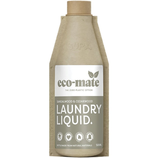 Eco-Mate Sandalwood & Cedarwood Laundry Liquid 500ml