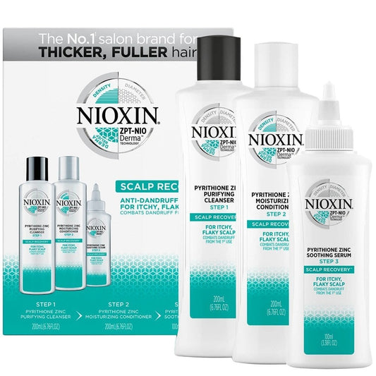 Nioxin Scalp Recovery Anti-Dandruff 3-Step System Kit