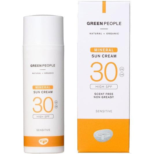 Green People Scent Free Mineral Sun Cream SPF30 50ml