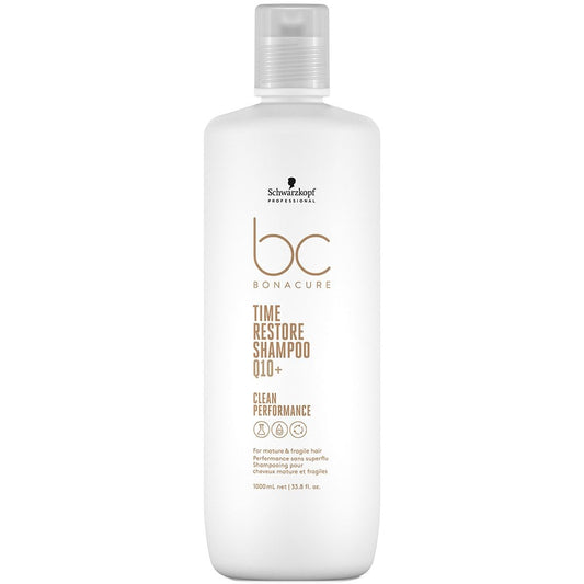 Schwarzkopf Professional BC Bonacure Clean Q10+ Time Restore Shampoo 1000ml