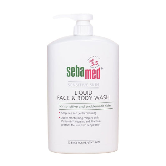 Sebamed Liquid Face & Body Wash 1000ml