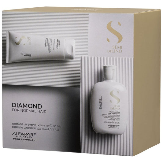 Alfaparf Milano Semi Di Lino Diamond Illuminating Shampoo & Conditioner Kit