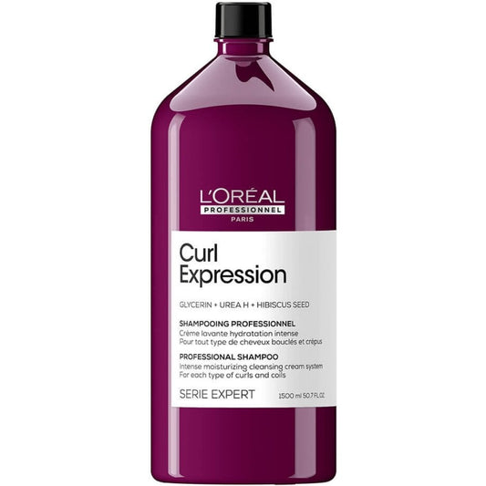 L'Oreal Professionnel Serie Expert Curl Expression Intense Moisturising Cleansing Cream Shampoo 1500ml