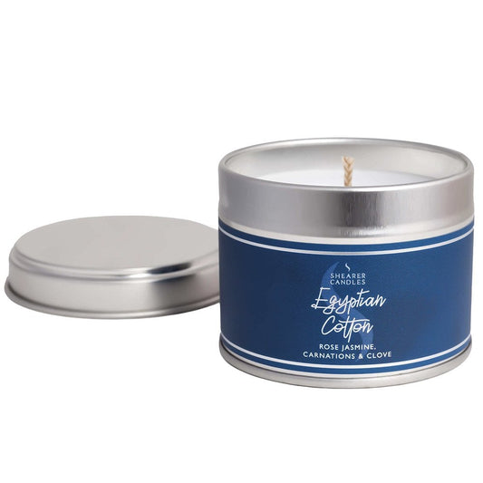 Shearer Candles Egyptian Cotton Small Tin Candle