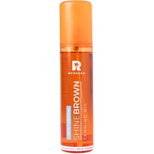 Byrokko Shine Brown Beta Carotene Tanning Maximiser Oil 150ml