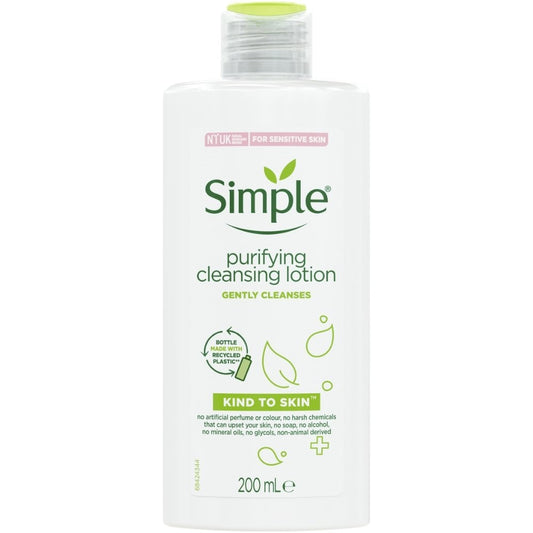 Simple Kind To Skin Purifying Cleansing Lotion 200ml