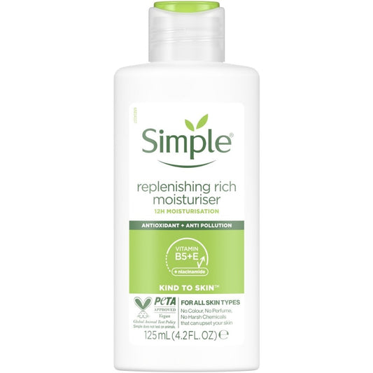 Simple Kind To Skin Replenishing Rich Moisturiser 125ml