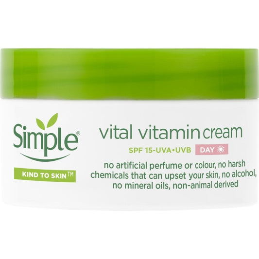 Simple Kind To Skin Vital Vitamin Day Cream SPF15 50ml