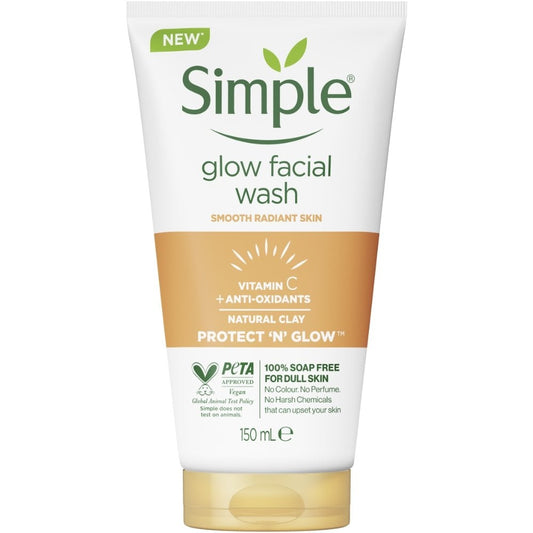 Simple Protect n Glow Express Glow Facial Wash 150ml