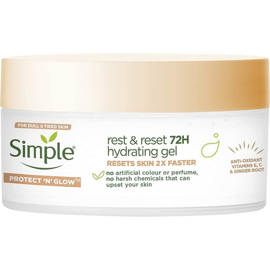 Simple Protect 'N' Glow Rest & Reset 72H Hydrating Gel 50ml