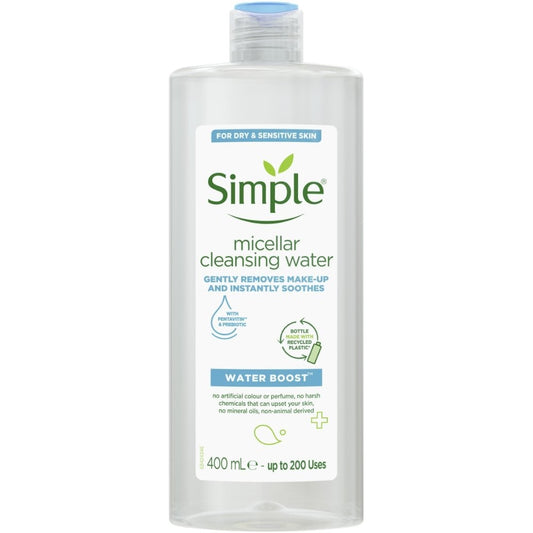 Simple Water Boost Hydrating Micellar Cleansing Water 400ml