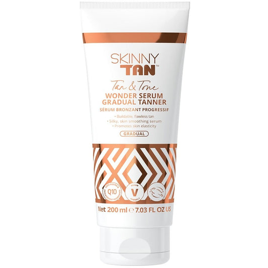 Skinny Tan Tan & Tone Wonder Serum Gradual Tanner Light/Medium 200ml