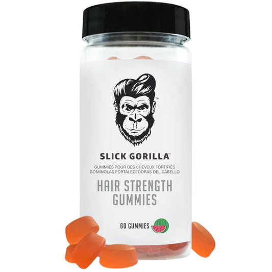 Slick Gorilla Hair Strength Watermelon Flavoured Gummies 60 Gummies