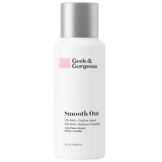 Geek & Gorgeous Smooth Out 12% AHA + Cactus Liquid Exfoliant 100ml