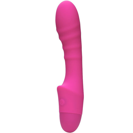 So Divine Pink Pash Ribbed Vibrator