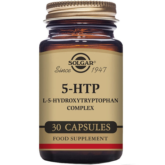 Solgar 5-HTP L-5-Hydroxytryptophan Complex 30 Vegetable Capsules