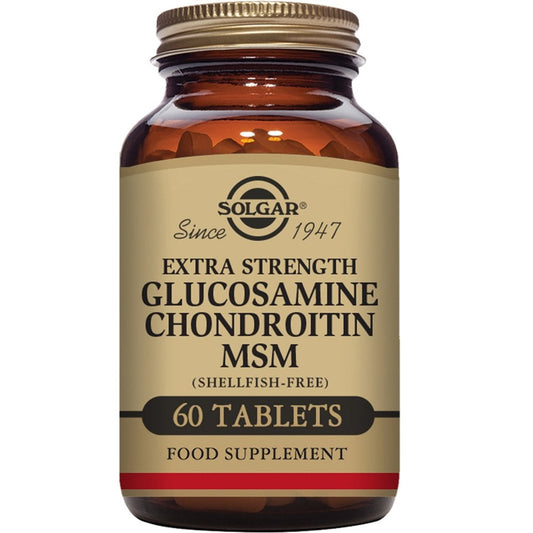 Solgar Extra Strength Glucosamine Chondroitin MSM 60 Tablets