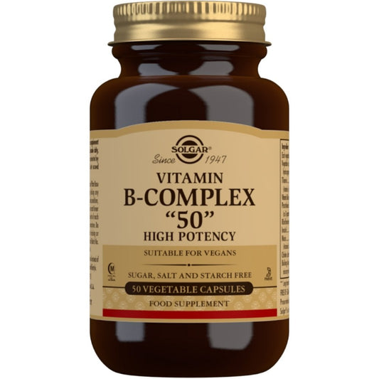 Solgar Formula Vitamin B-Complex '50' High Potency 50 Vegetable Cap