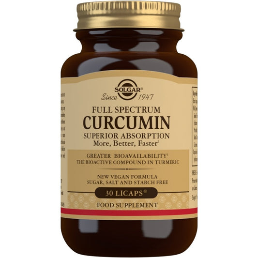 Solgar Full Spectrum Curcumin 30 Licaps